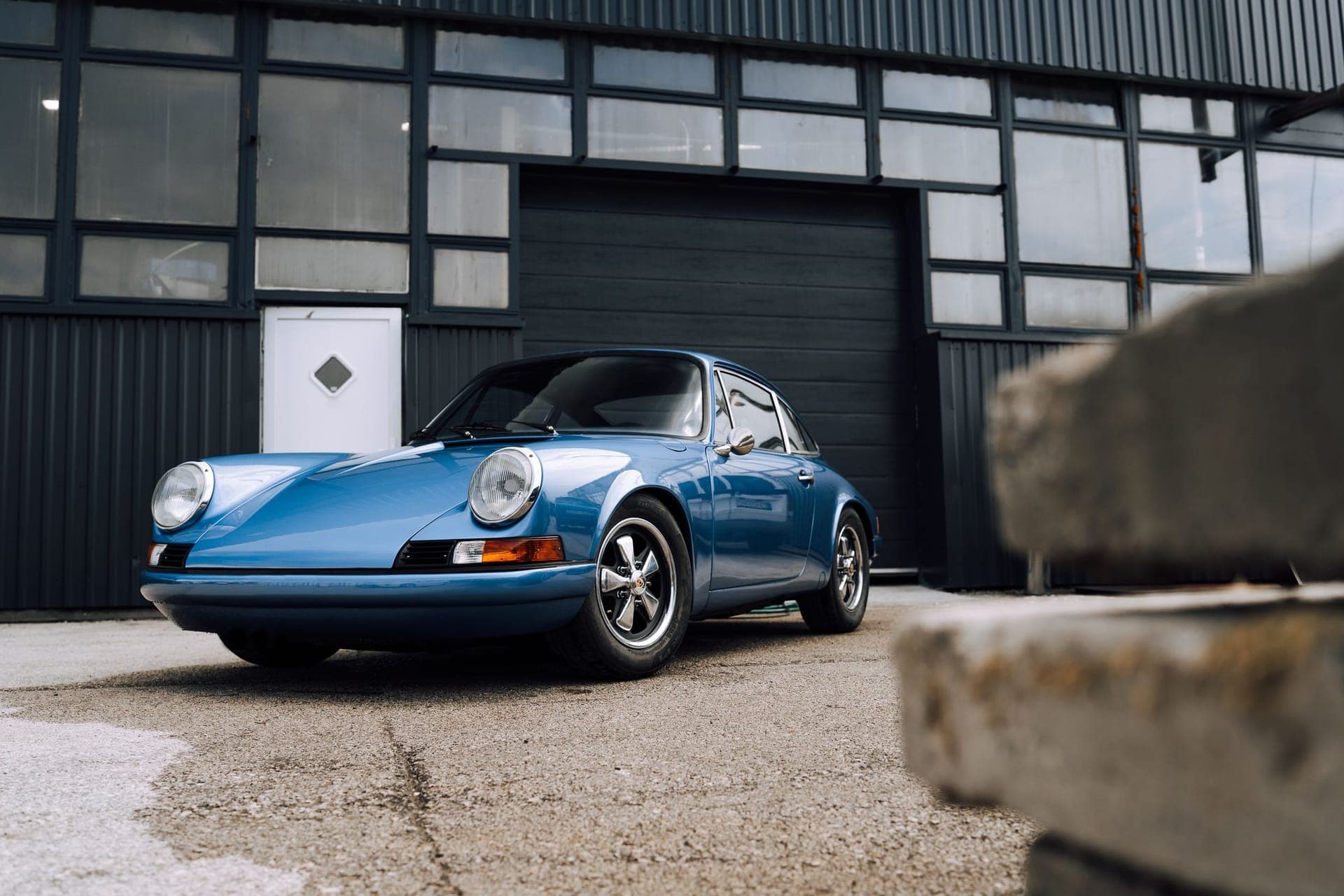 A garage of collector cars
